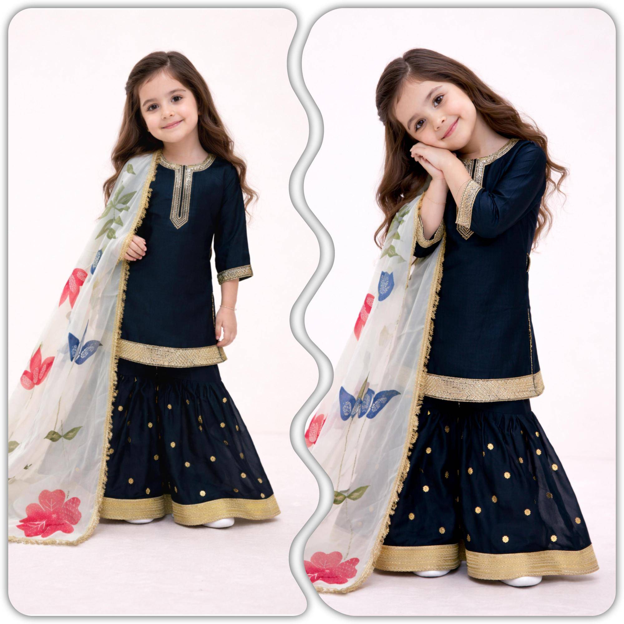 Premium Quality Ready To Wear OC 243 SILK Kids clothing wholesale market in Kolkata